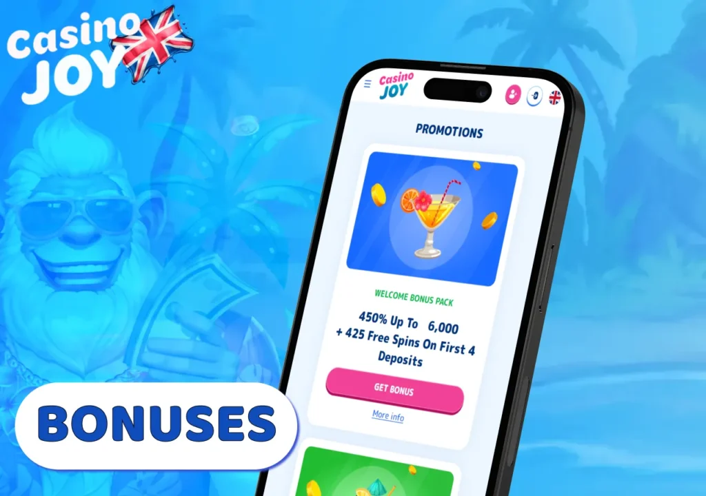 Casino Joy bonuses