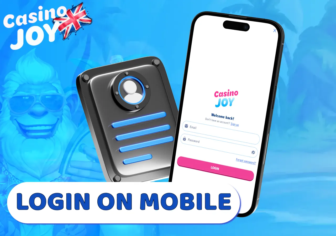 Casino Joy login on mobile